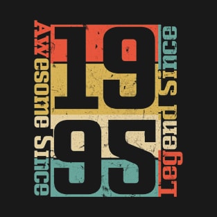 Awesome Since 1995. 25th Birthday Gift Idea T-Shirt