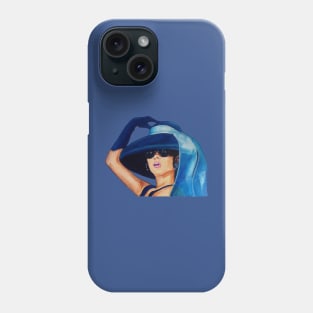 audrey, blue Phone Case