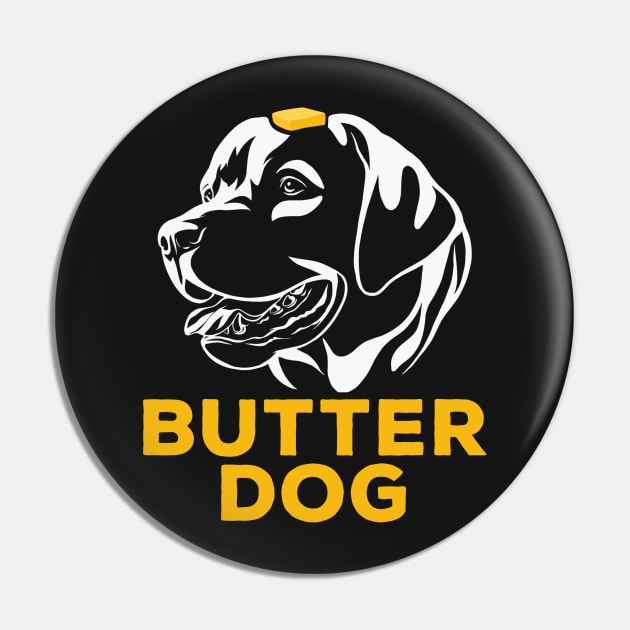 Butter Dog Pin by TextTees