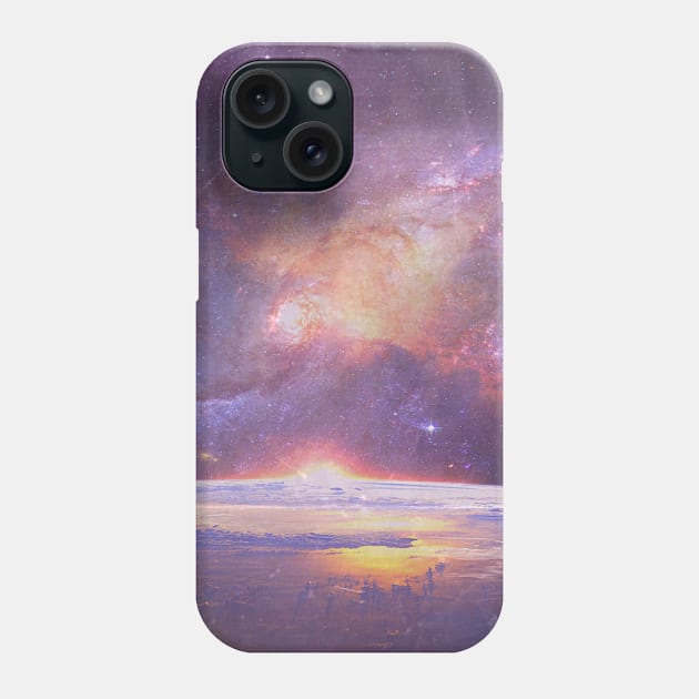 Space Galaxy Universe Print Phone Case by FabDesign