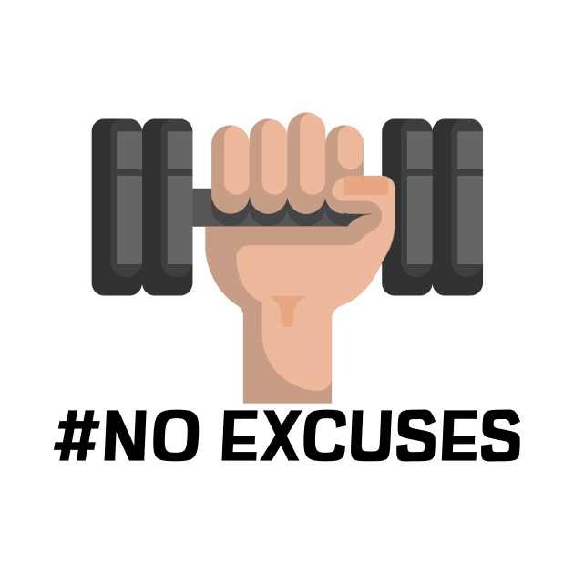 # No Excuses Gym Motivation by soufyane