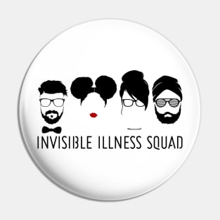 Spoonie Species: "Invisible Illness Squad" Pin