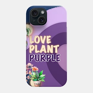 Flower Plant Purple Geometric #67 Phone Case