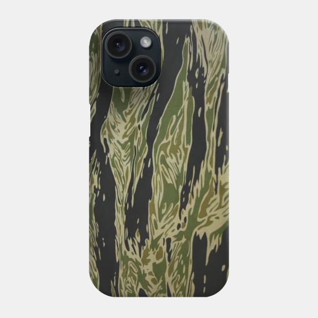 Tiger Stripe Camo Phone Case by LefTEE Designs