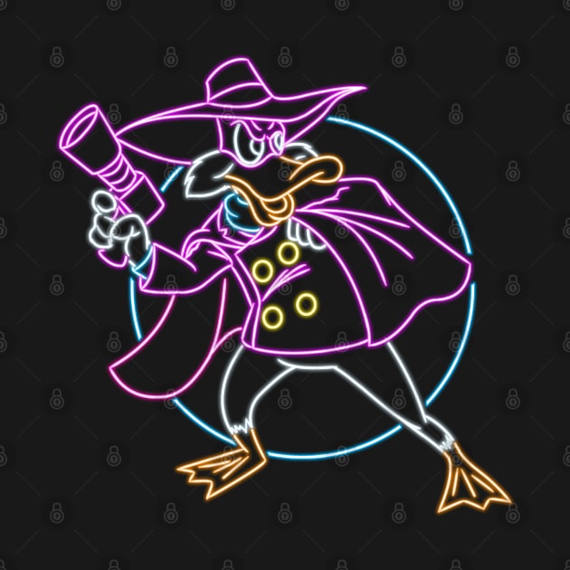 Darkwing neon by AlanSchell76