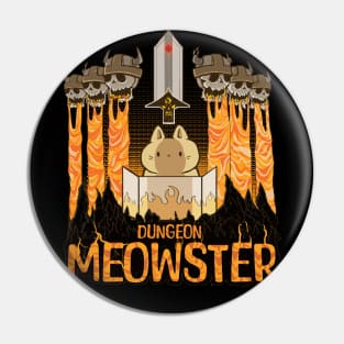 dungeon meowster Pin