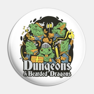 Dungeons & Bearded Dragons Pin