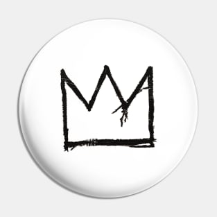 Crown Basquiat style Pin