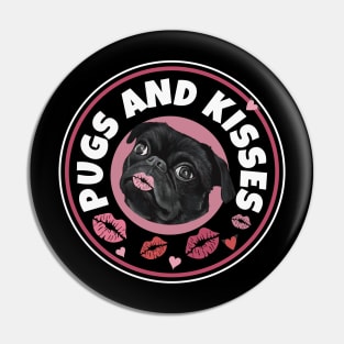 Pugs and Kisses Pin