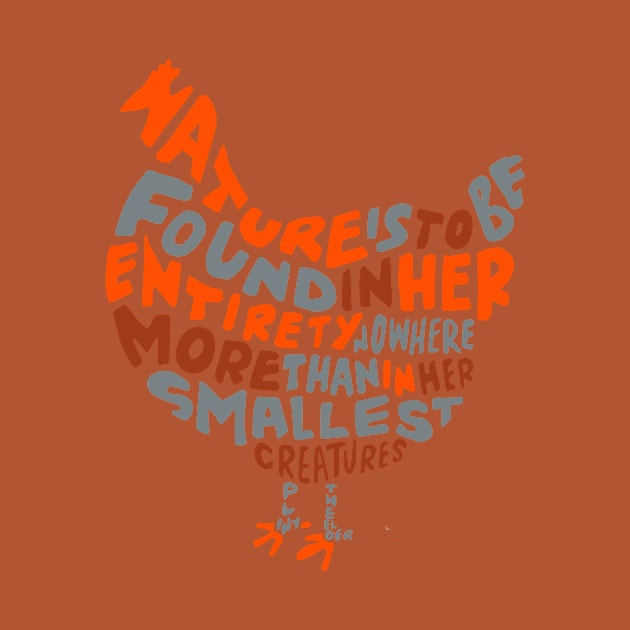 Encouraging Chicken by Wander On Words