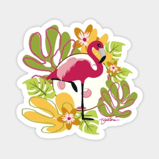 Leslie’s Pickleball Flamingo Magnet