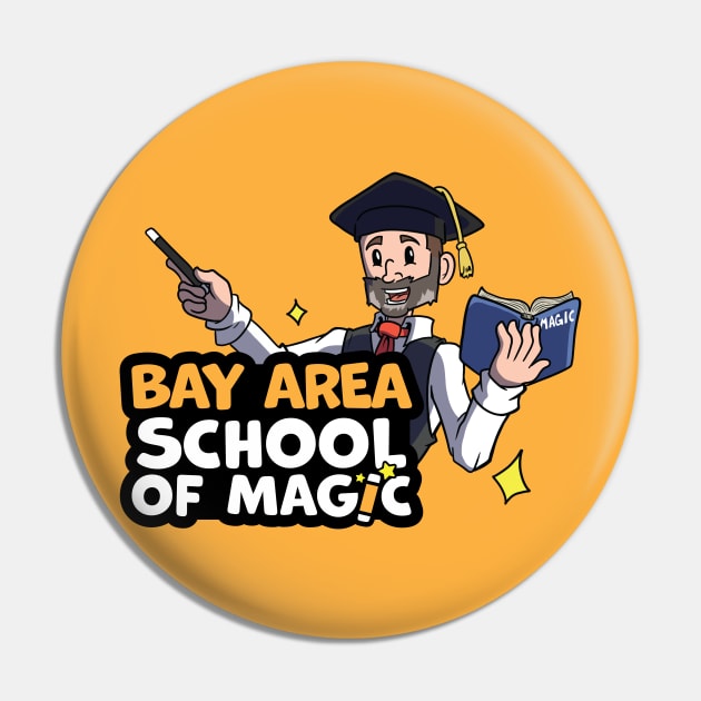 Bay Area School of Magic Pin by Brian Scott Magic