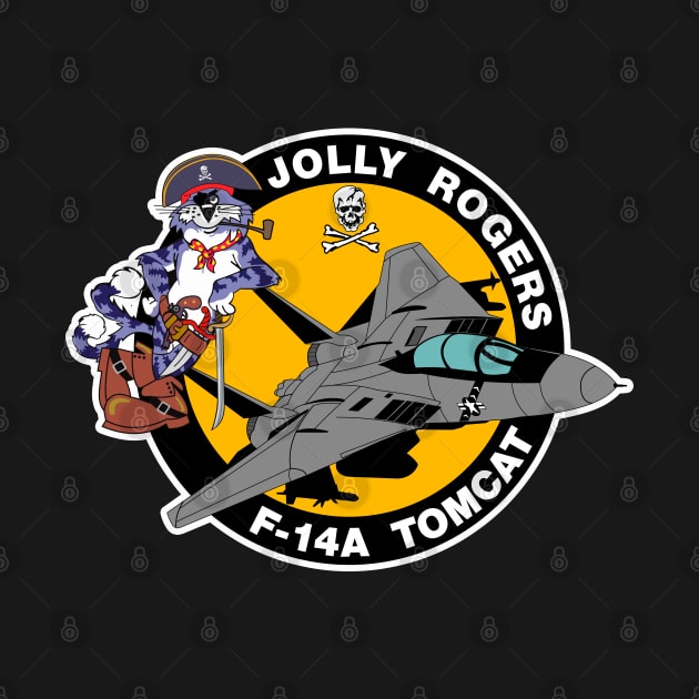 F-14 Tomcat - Jolly Rogers F14A Tomcat - WB Clean Style by TomcatGypsy