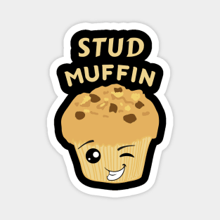 Kawaii Stud Muffin Pun Magnet