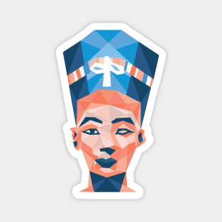 Geometric Nefertiti Magnet