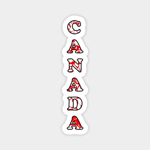 VERTICAL Canada Day Magnet by SartorisArt1