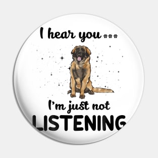 Leonberger I hear you ... I am just not listening Pin