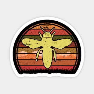 Bee Sunset Magnet