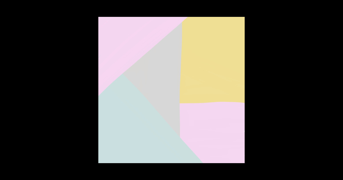 Pastel abstract geometric pattern - Pastel - Sticker | TeePublic