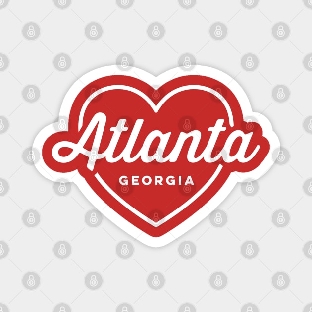 Atlanta Georgia Love Magnet by DetourShirts