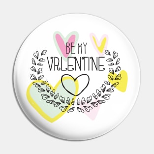 Be my valentine sweet design Pin