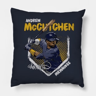 Andrew McCutchen Milwaukee Base Pillow