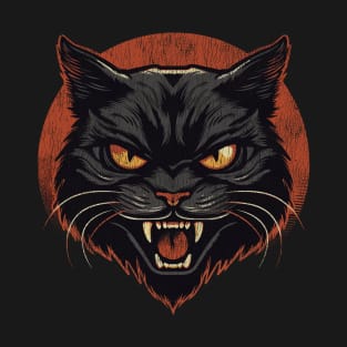 Vintage Black Cat I T-Shirt