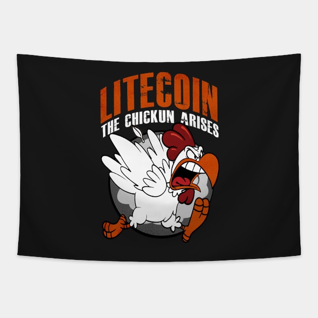 The Chickun Arises LTC Tapestry by kurticide