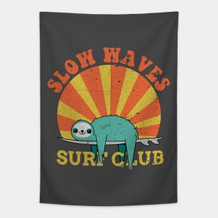 Slow waves surf club Tapestry