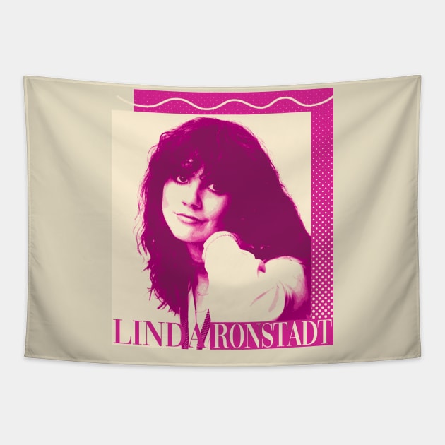 Linda Ronstadt /// Vintage portrait Tapestry by HectorVSAchille