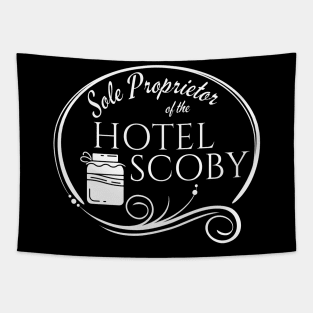 Funny Kombucha Sole Proprietor Hotel Scoby Tapestry