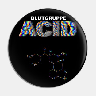 Meine Blutgruppe ist ACID Geschenk | Molekül Strukturformel Pin