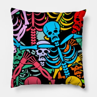 Dance with me skeleton Pillow