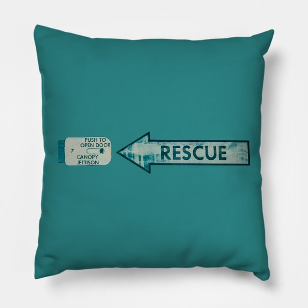 George Jettison Pillow by Enzwell