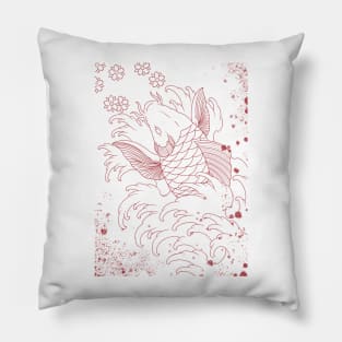 koi redline Pillow