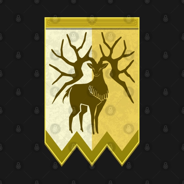 Fire Emblem 3 Houses: Golden Deer Banner by Xitokys