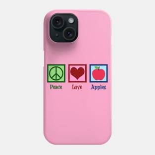 Peace Love Apples Phone Case