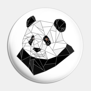 Panda Stained Glass Pin