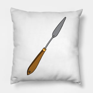 Palette Knife Painting Tool Pillow