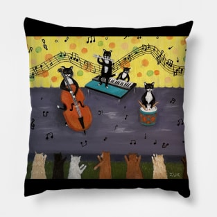 Jazz Cats Pillow