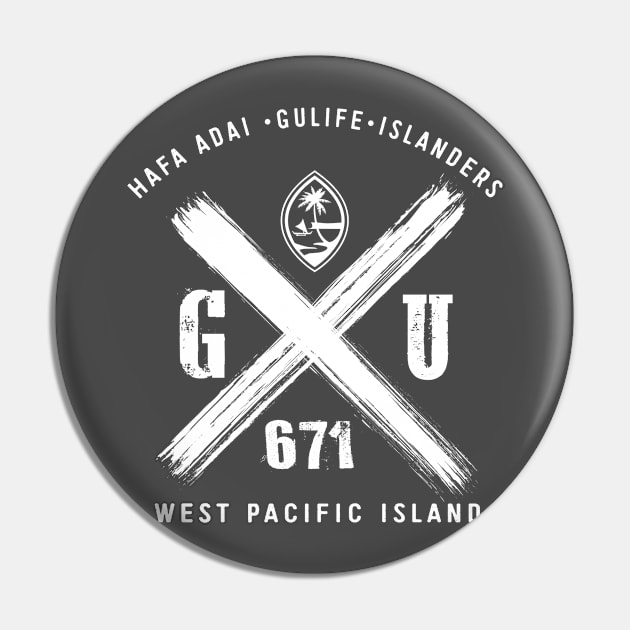 Guam Tshirt GU 671 Shirt Pin by Dailygrind