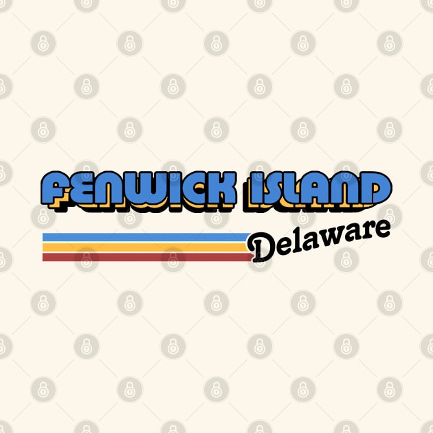 Fenwick Island, Delaware / / Retro Styled Design by DankFutura