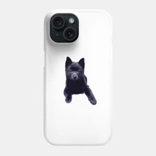 Schipperke puppy dog cute Phone Case