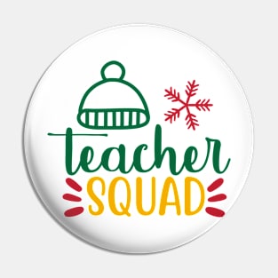 Christmas Teacher Squad Pin