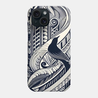 Discover Aotearoa's Cultural Tapestry: Authentic Maori Art in Vibrant Illustrations Phone Case