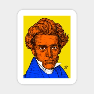 SOREN KIERKEGAARD portrait .2 Magnet