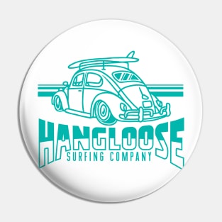 HangLoose - Beach Cruiser Design Pin