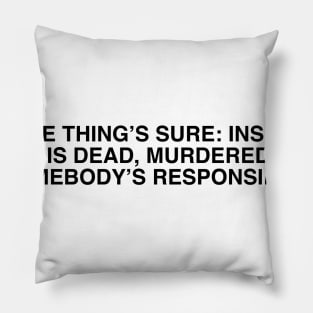 Plan 9 from Outer Space Quote Pillow