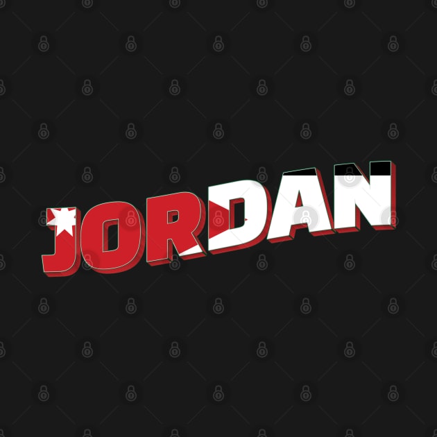 Jordan Vintage style retro souvenir by DesignerPropo