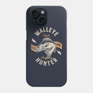 Walleye Hunter Phone Case